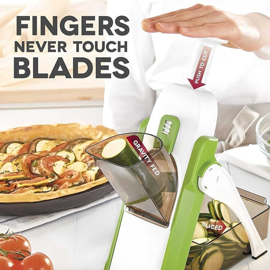 Slicer for Vegetables, Meal Prep with Thickness, Size Adjustment